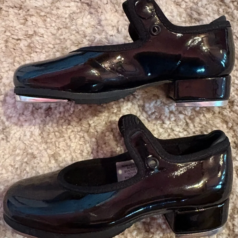 3/$15 Bloch Black Kids Tap Dancing Shoes